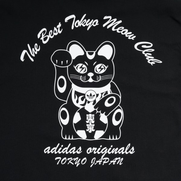 ブラック 東京 まねき猫 半袖Tシャツ