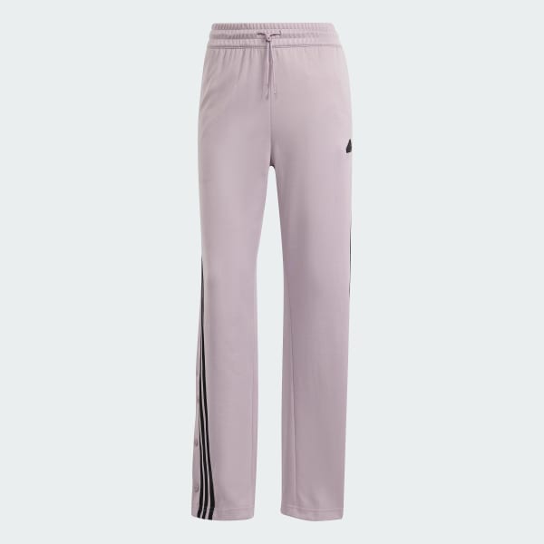 fialová Iconic Wrapping 3-Stripes Snap Trackpant