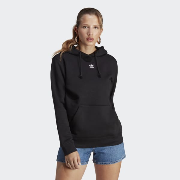 Svart Adicolor Essentials Fleece Hoodie