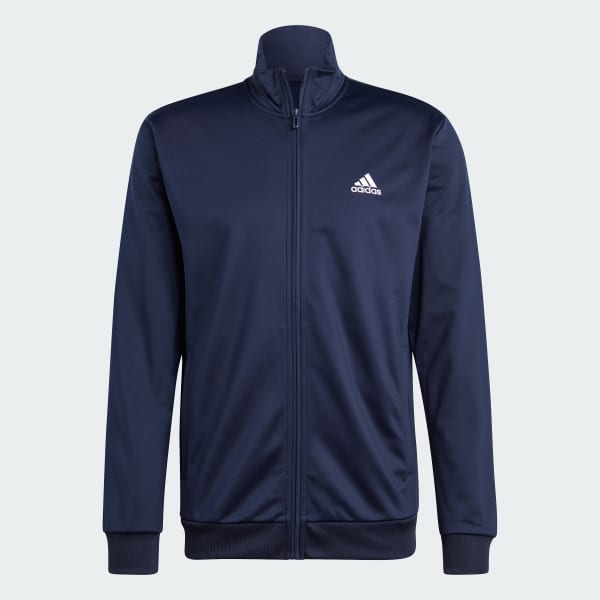 Azul Buzo Linear Logo Tricot