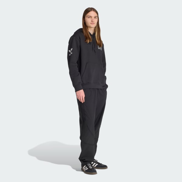 Black Graphic Hoodie