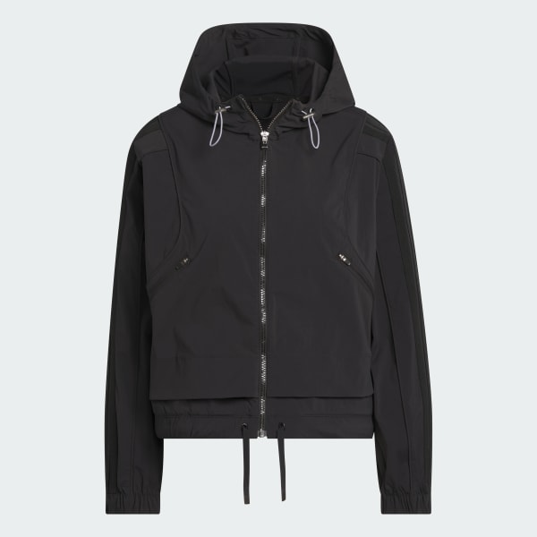 Black Beyond The Course Full-Zip Hooded Jacket