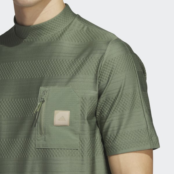Green Adicross Pocket Golf Polo Shirt