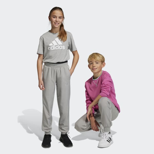 Cinzento Calças em Fleece All SZN