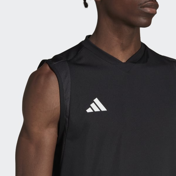 Adidas Mens Tiro 23 Sleeveless Tank Top Shirt Sports Running Training Gym  Tee