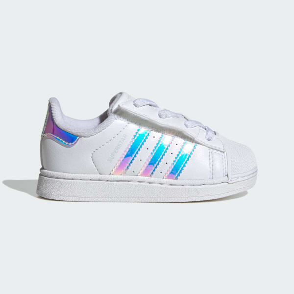 สีขาว รองเท้า adidas Originals Superstar II COMFORT CLOSURE ELASTIC LACE
