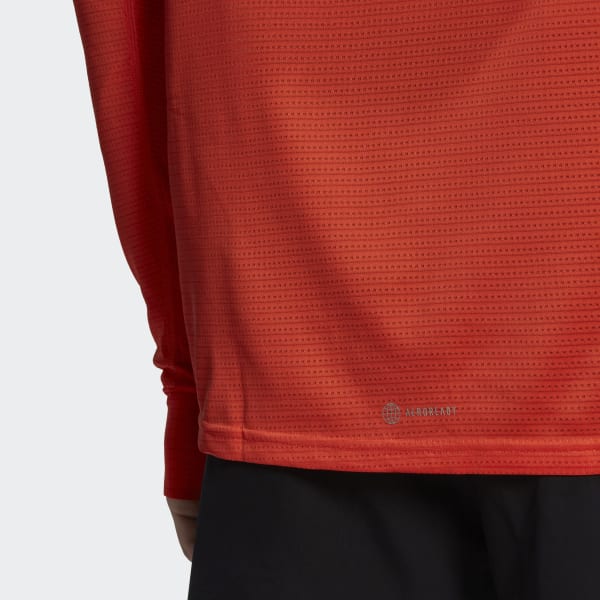 oranzová Tričko Own the Run Long Sleeve