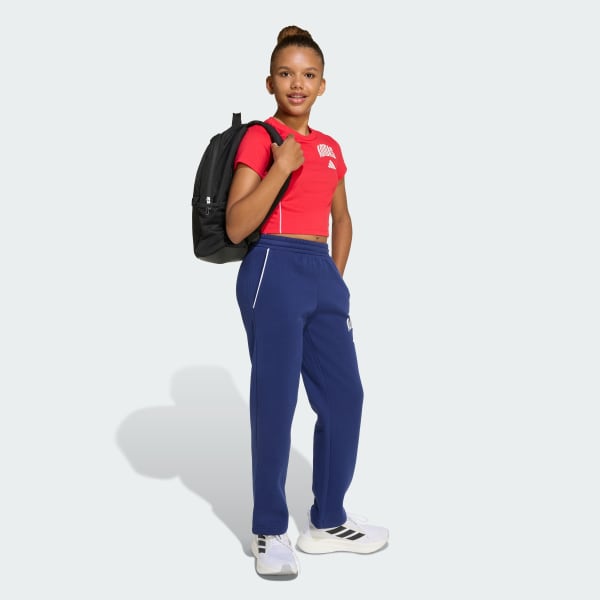 Rojo Remera Train Essentials estampado universitario Niños