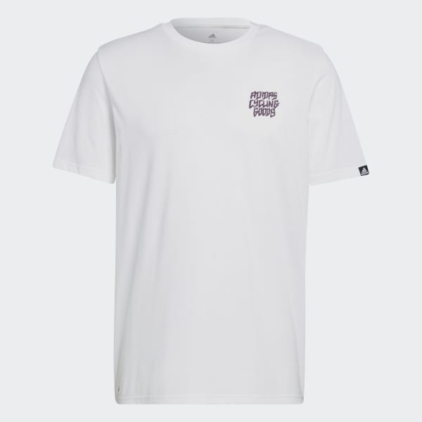 Hvid Cycling Graphic T-shirt QF197