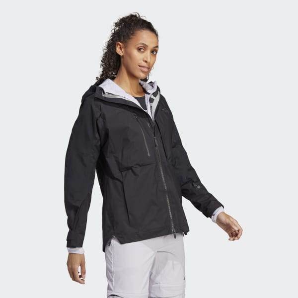 adidas TERREX Xploric RAIN.RDY Hiking Jacket - Black | Women's 