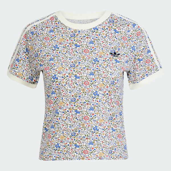 adidas Originals x Liberty London Cali Tee - White | Free