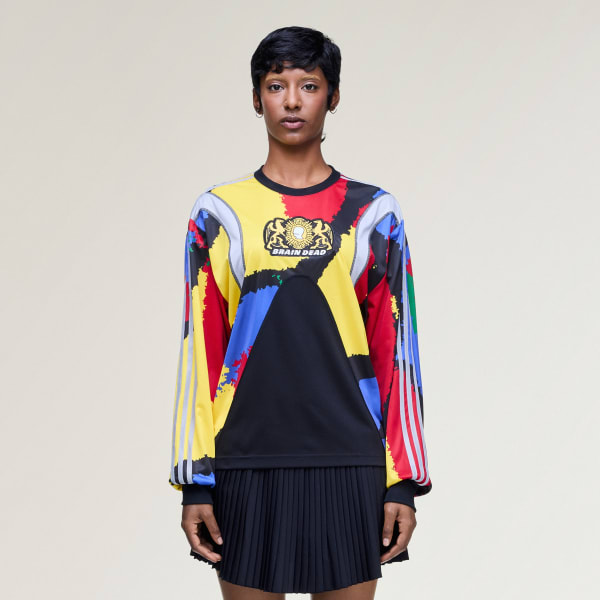 Black BRAIN DEAD LONG SLEEVE Jersey