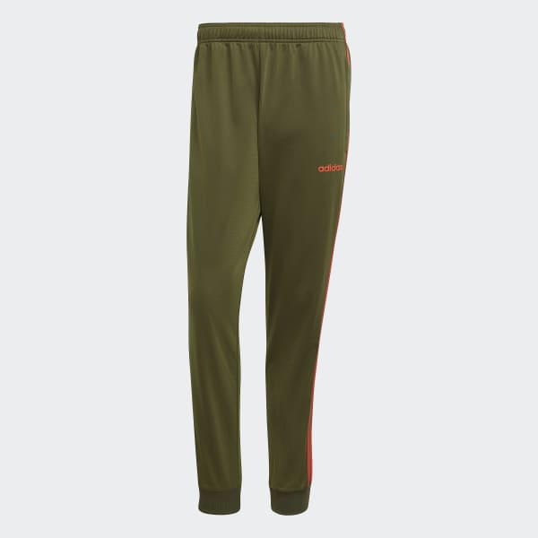 Green Essentials 3-Stripes Tapered Tricot Pants