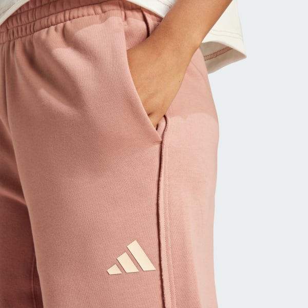 adidas ALL SZN Loose Graphic 7/8 Pants - Pink | Free