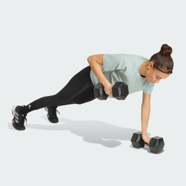 สีเขียว เสื้อยืด Designed For Training Go To