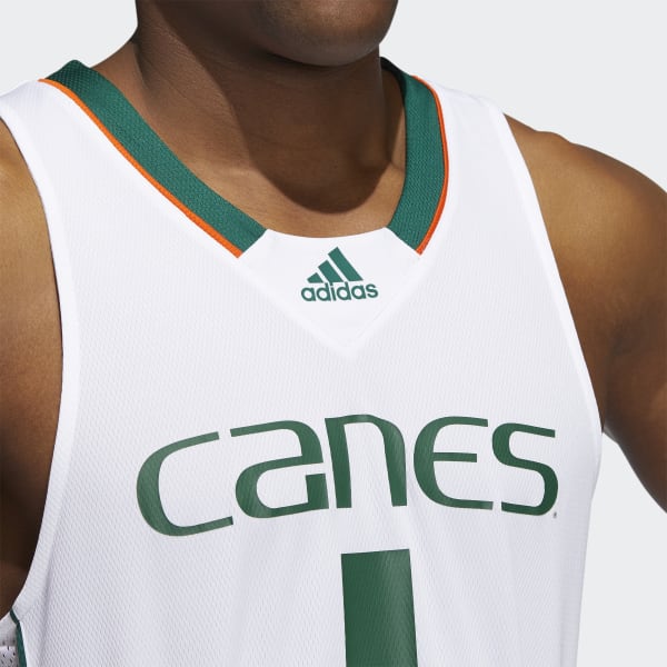 Adidas Miami Hurricanes ACC Basketball Jersey #17 SAMPLE Mens Size