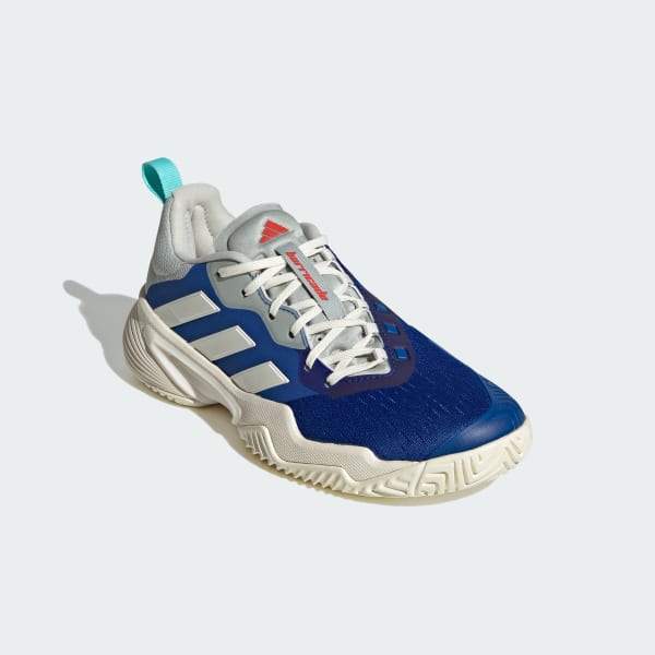 adidas Barricade Parley White/Blue Women's Tennis Shoes