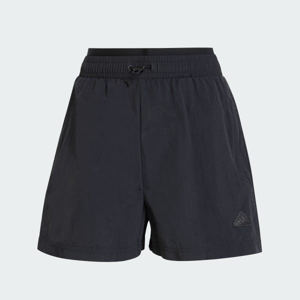 Schwarz City Escape Woven Shorts