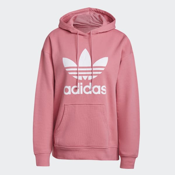 Poleron rosado 2025 hombre adidas