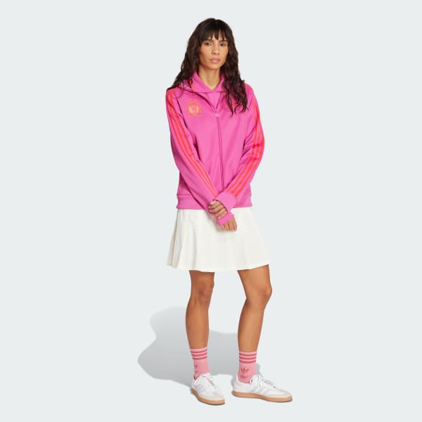 Pink Graphic Crest Beckenbauer Track Top