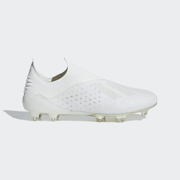 adidas X 18+ Firm Ground Boots - White 