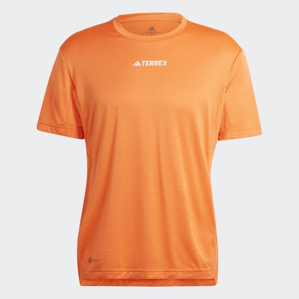 The Run Poleras Naranjas Adidas Para Hombre Polo Wings For Life