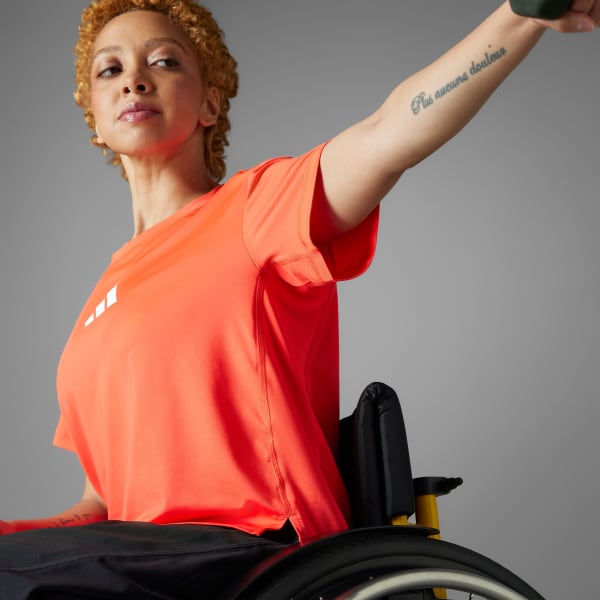 Orange Training Adaptive Workout T-Shirt