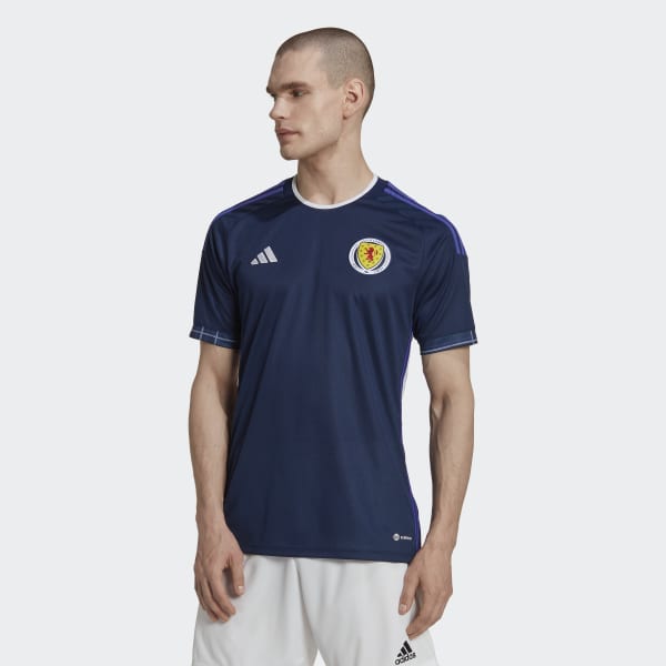 สีน้ำเงิน เสื้อฟุตบอลชุดเหย้า Scotland 22