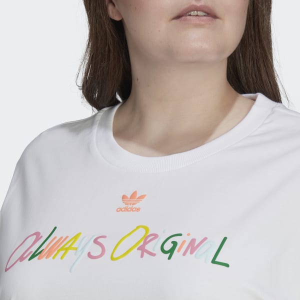 Bianco T-shirt Always Original Graphic (Curvy) CX023