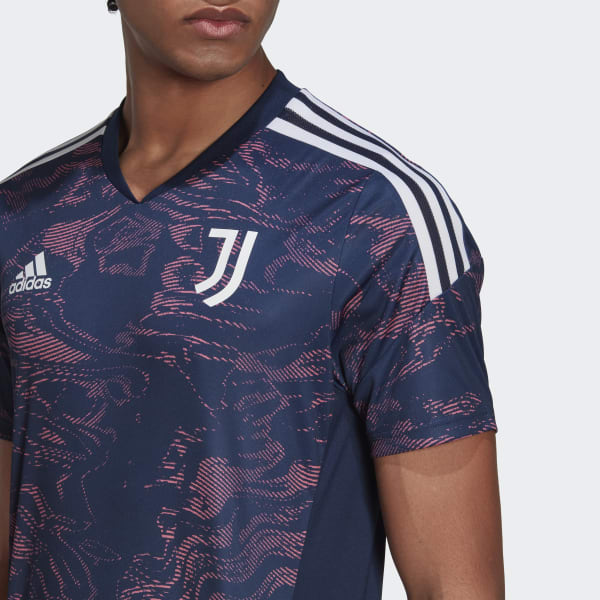 Men's Adidas Juventus Condivo 22 Training Jersey - Pink - Small