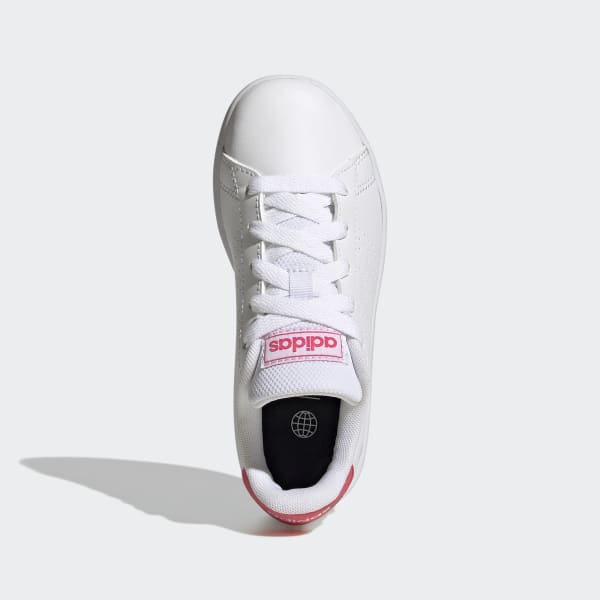 Blanco Zapatillas Advantage Lifestyle adidas Court con Cordones LKK18