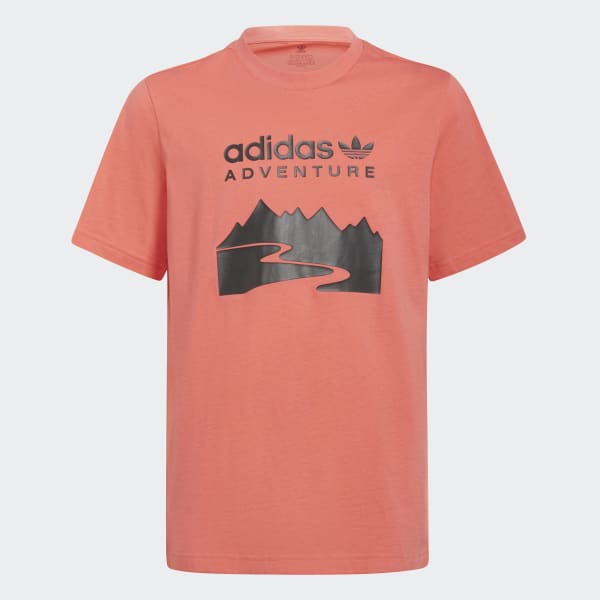 Rosso T-shirt adidas Adventure D2175