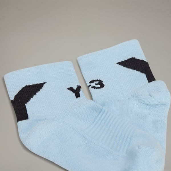 Blue Y-3 Lo Socks