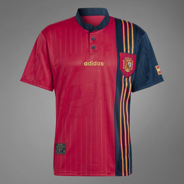 adidas Spain 1996 Home Jersey - Red | Free Shipping with