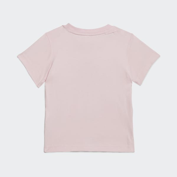 ruzová Essentials Organic Cotton Tee and Shorts Set