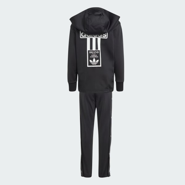 Negro Conjunto chaqueta y pantalón Adibreak