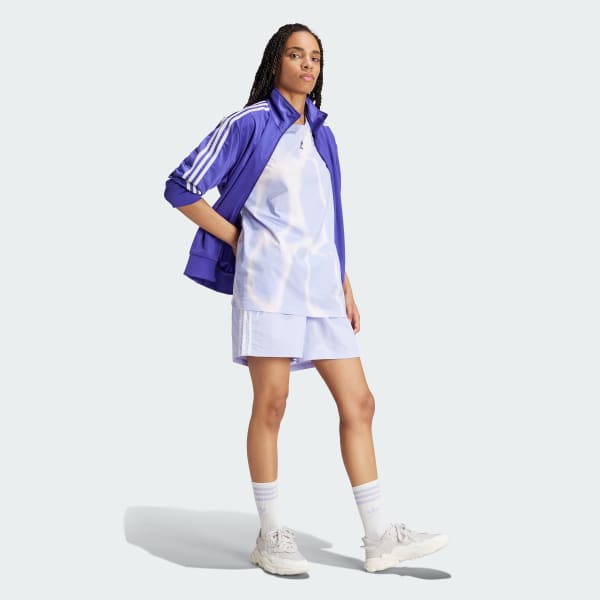 สีม่วง กางเกงคาร์โกขาสั้น Adicolor