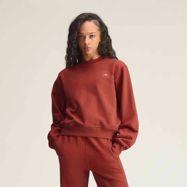 Marrone Felpa adidas by Stella McCartney Regular