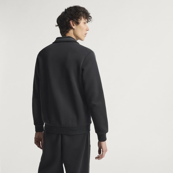 adidas Premium Track Top - Black | Free Shipping with