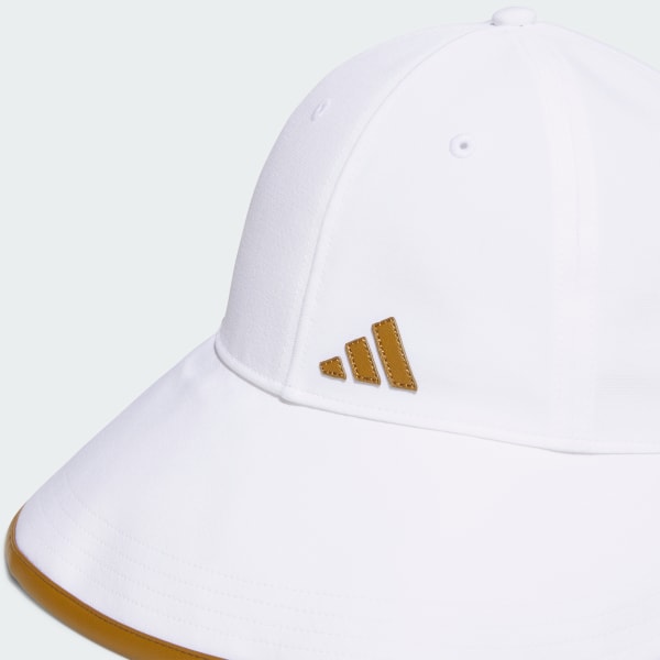 White 와이드 브림 햇