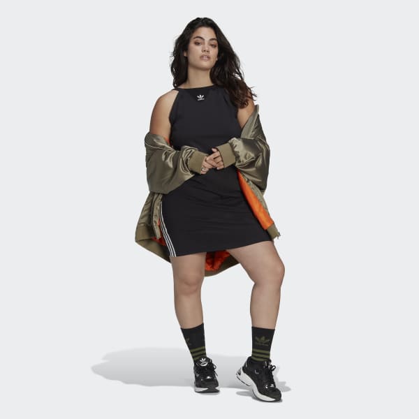 adidas Adicolor Classics Tight Summer Dress (Plus Size) - Black | Women\'s  Lifestyle | adidas US