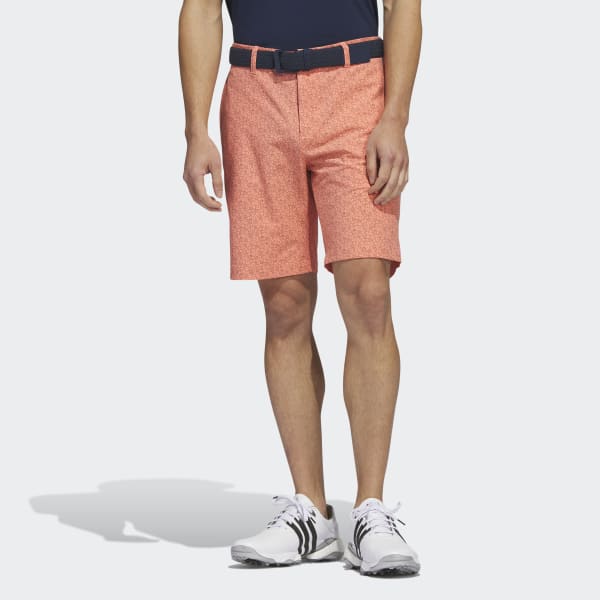 Orange Ultimate365 Nine-Inch Printed Golf Shorts