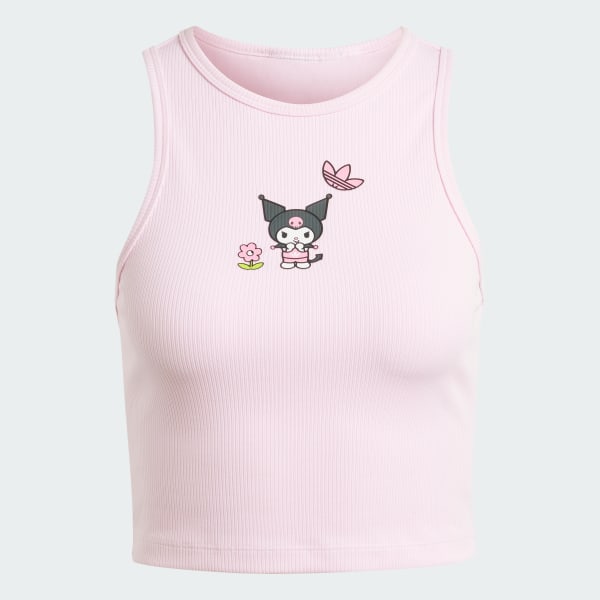 Pink adidas Originals x Hello Kitty Kuromi Graphic Tank Top