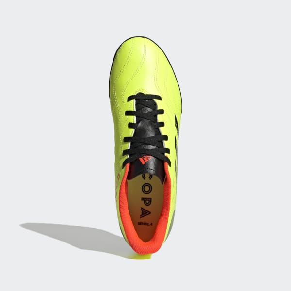 Amarillo Zapatos de Fútbol Copa Sense.4 Césped Artificial KZL87