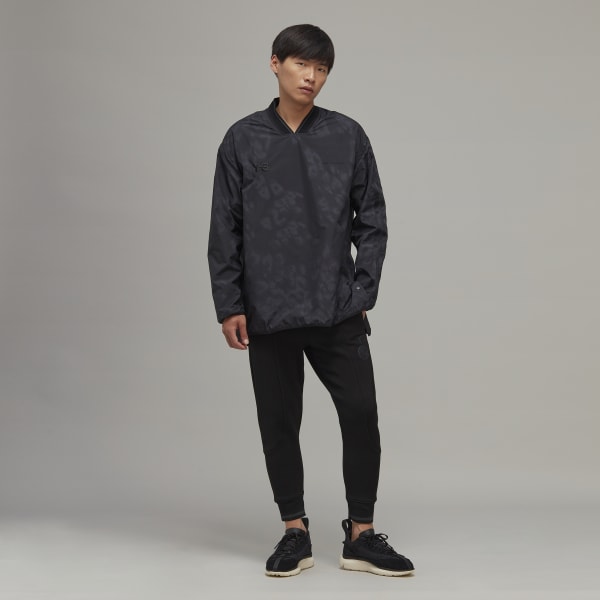Nero Y-3 3-Stripes Long Sleeve Tee