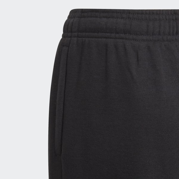 Black Essentials French Terry Pants