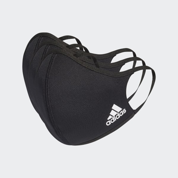 adidas Face Covers XS/S 3-Pack - Black | adidas US