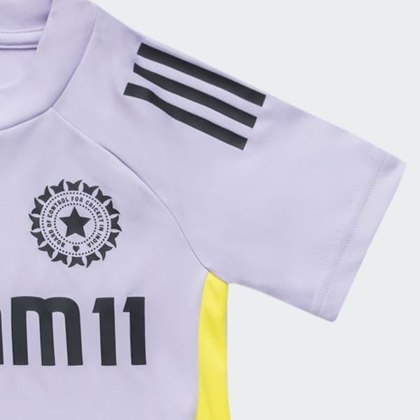 Purple India Cricket 2025 Kids Replica Training Jersey