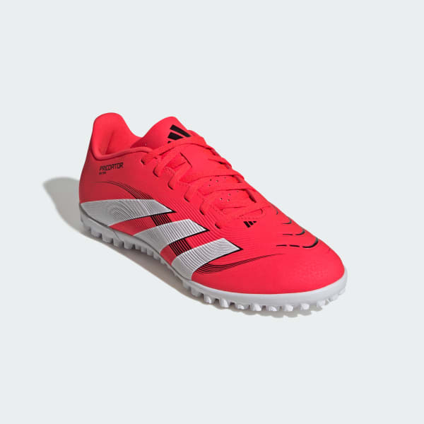 Rojo Zapatos de Fútbol Predator Club Pasto sintético