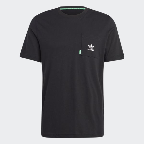 adidas Essentials+ Made With Hemp Tee - Black | Free Shipping with